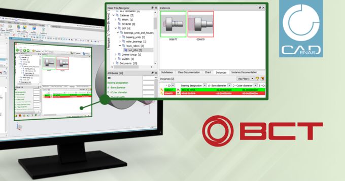 使用BCT aClass对CADENAS制造商的目录组件进行自动分类