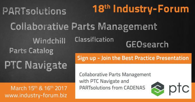PTC auf dem CADENAS Industry-Forum 2017