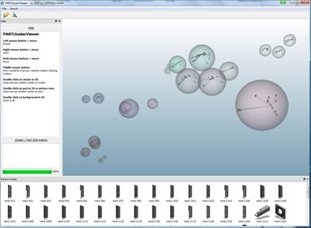 Darstellung von 3D CAD Daten in Gleichteilewolken