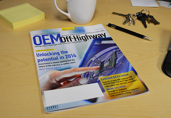 Excerpt from OEM Off Hwy “Design on the go” on CADENAS PARTsolutions